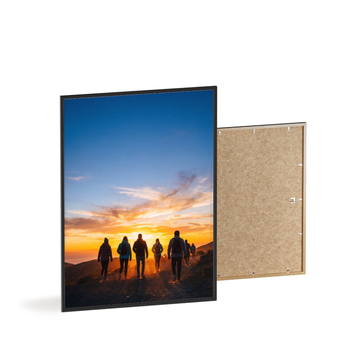 Posters with Wooden Frame - Sunrise Journey
