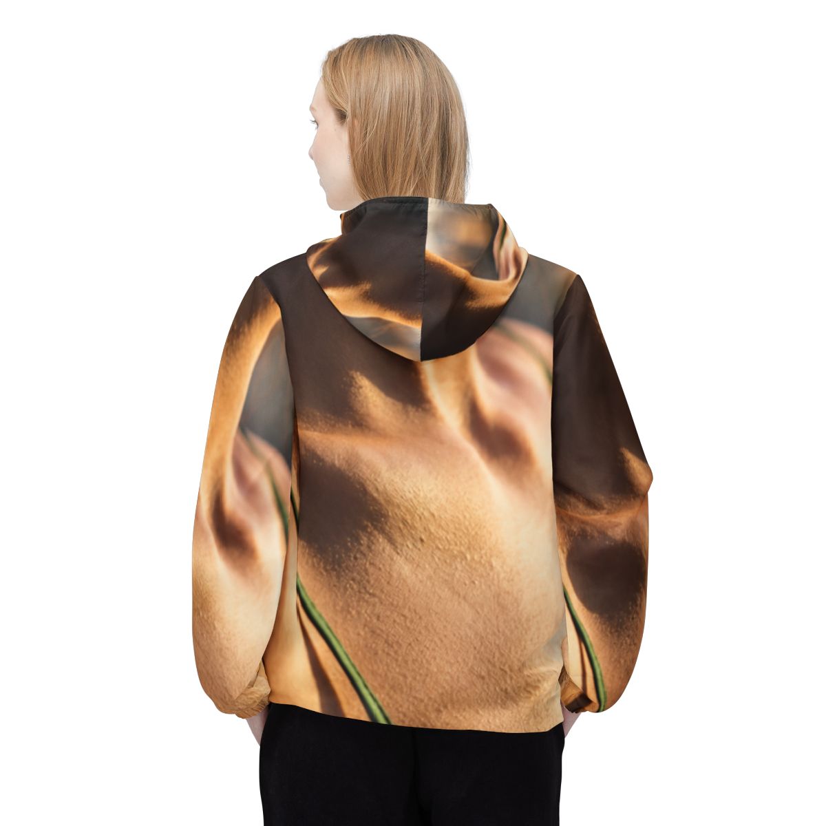 Golden Hour Windbreaker - Emerald Sunset Layer | Echovira...