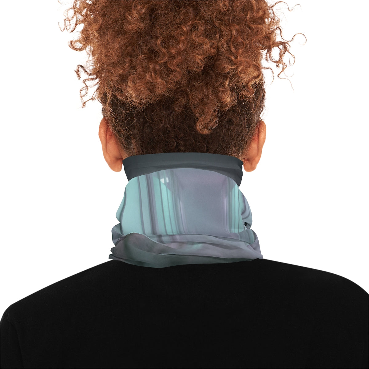 Lightweight Neck Gaiter - Liminal Corridor Fog Art Print |...