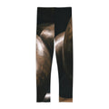 Kids Leggings with Bronze Sculpture Art