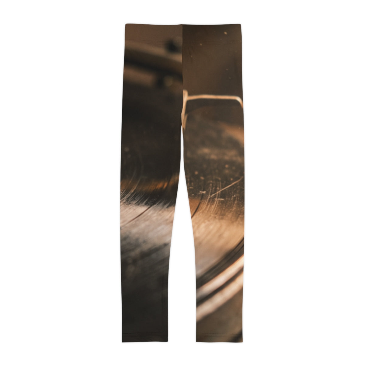 Kids Leggings with Vintage Turntable Art