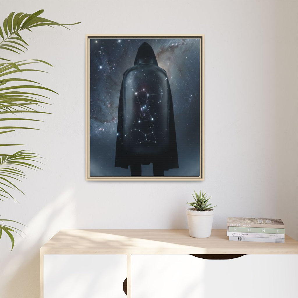 Framed Matte Canvas - Cosmic Sentinel — Natural / 1.25"... |...