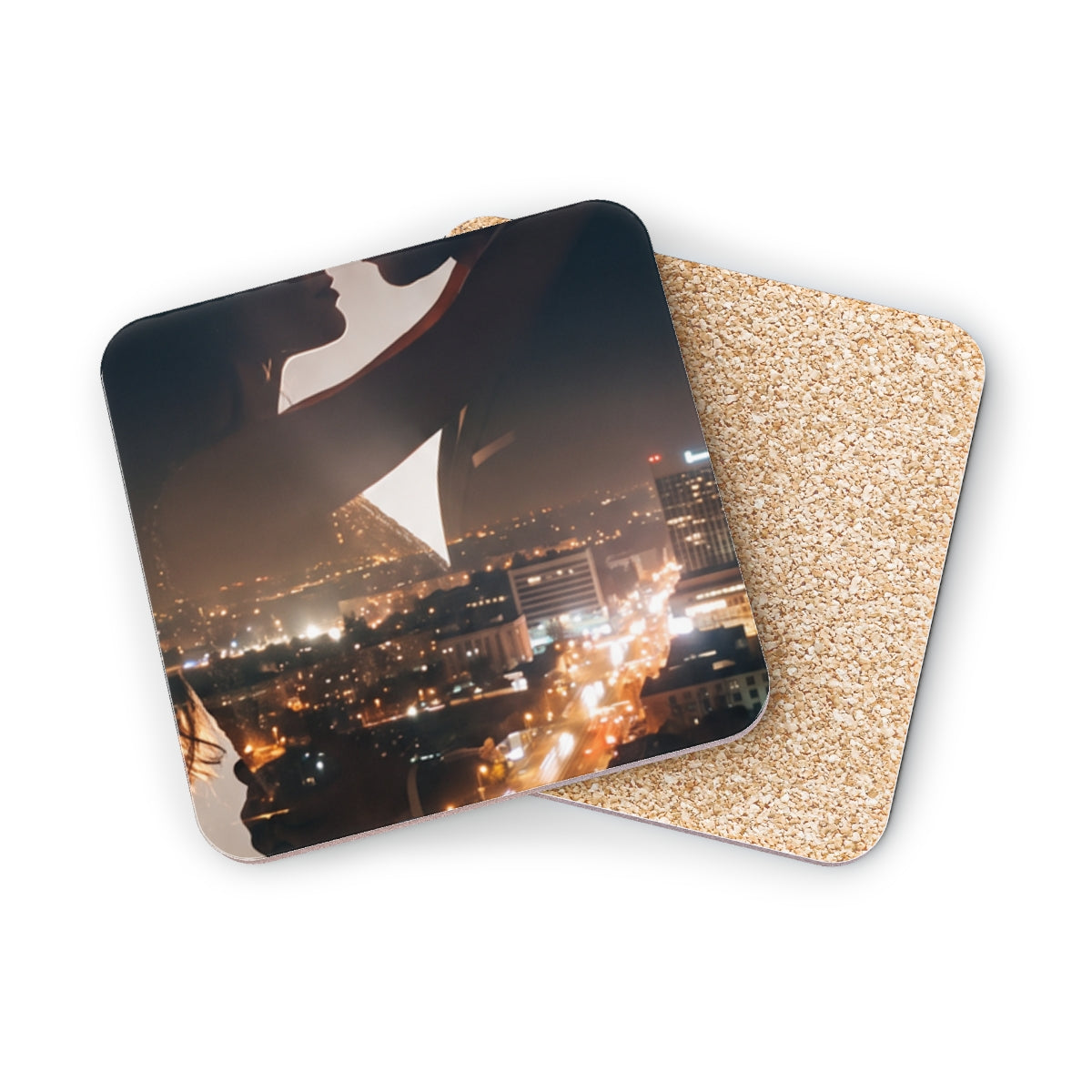 Coasters - Midnight City Romance (4pc) (1 & 4 pcs) |...