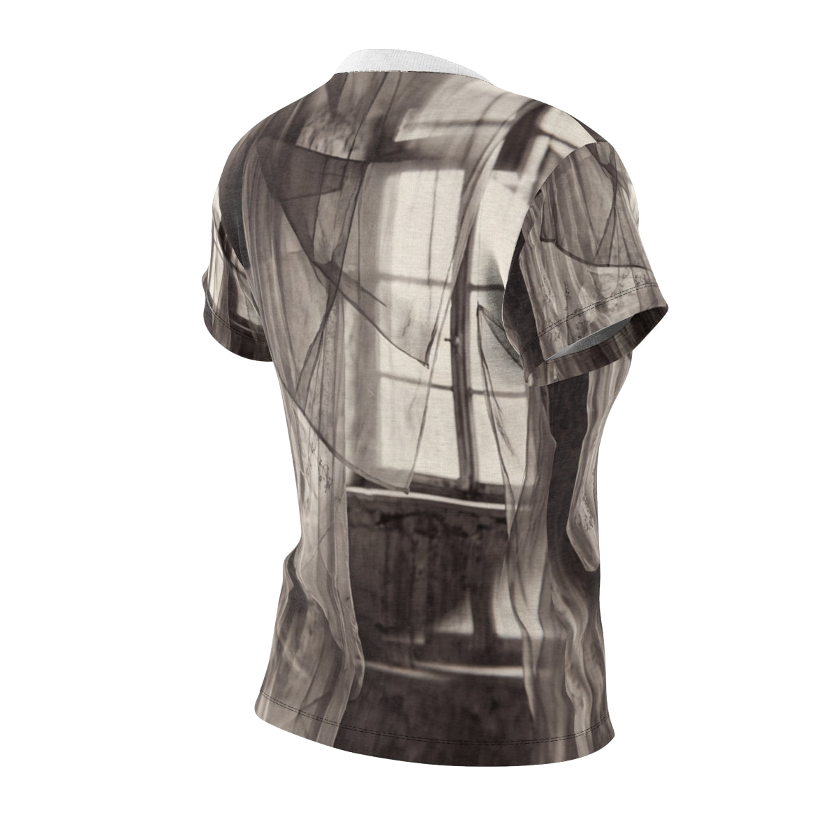 Women's Cut & Sew Tee - Spectral Veils | Echovira Gallery