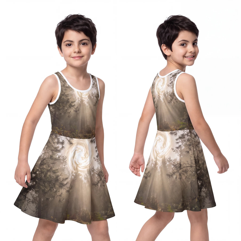 Girls' Forest Portal Sleeveless Sundress
