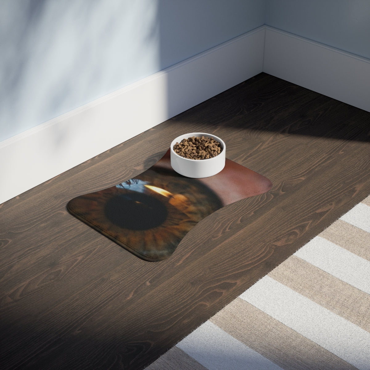 Pet Feeding Mats - Amber Iris Reflection Fine Art Print |...