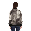 Women's Bomber Jacket - Spectral Veils | Echovira Gallery