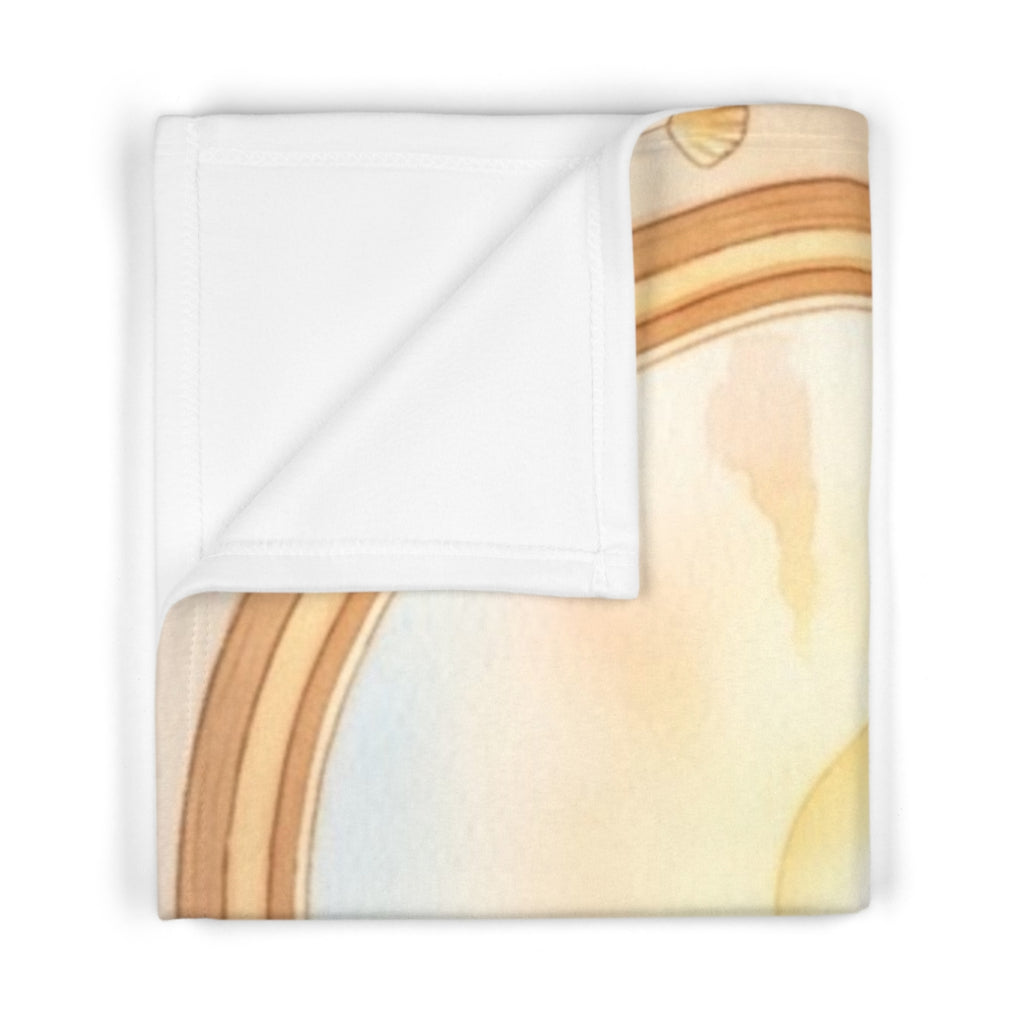 Soft Fleece Baby Blanket - Golden Slumber | Echovira Gallery