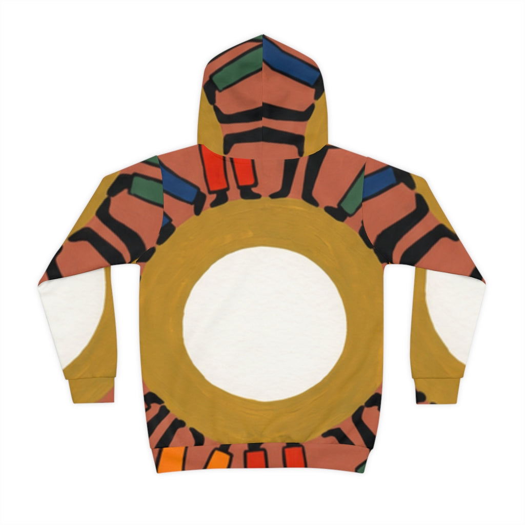 Children's Hoodie - Unity Mandala Folk Art | Echovira...