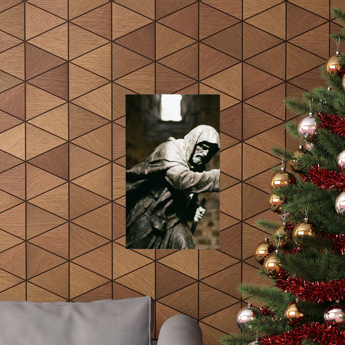 Matte Vertical Poster - Mystic Pilgrim (8×10 & 36×54) |...