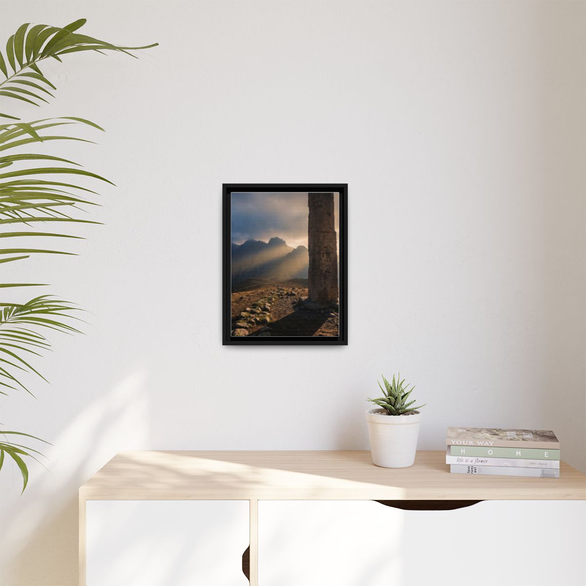 Matte Canvas, Framed - Mystic Monolith Ancient Persian... |...