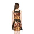 Girls' Sleeveless Sundress with Candlelit Hands Art