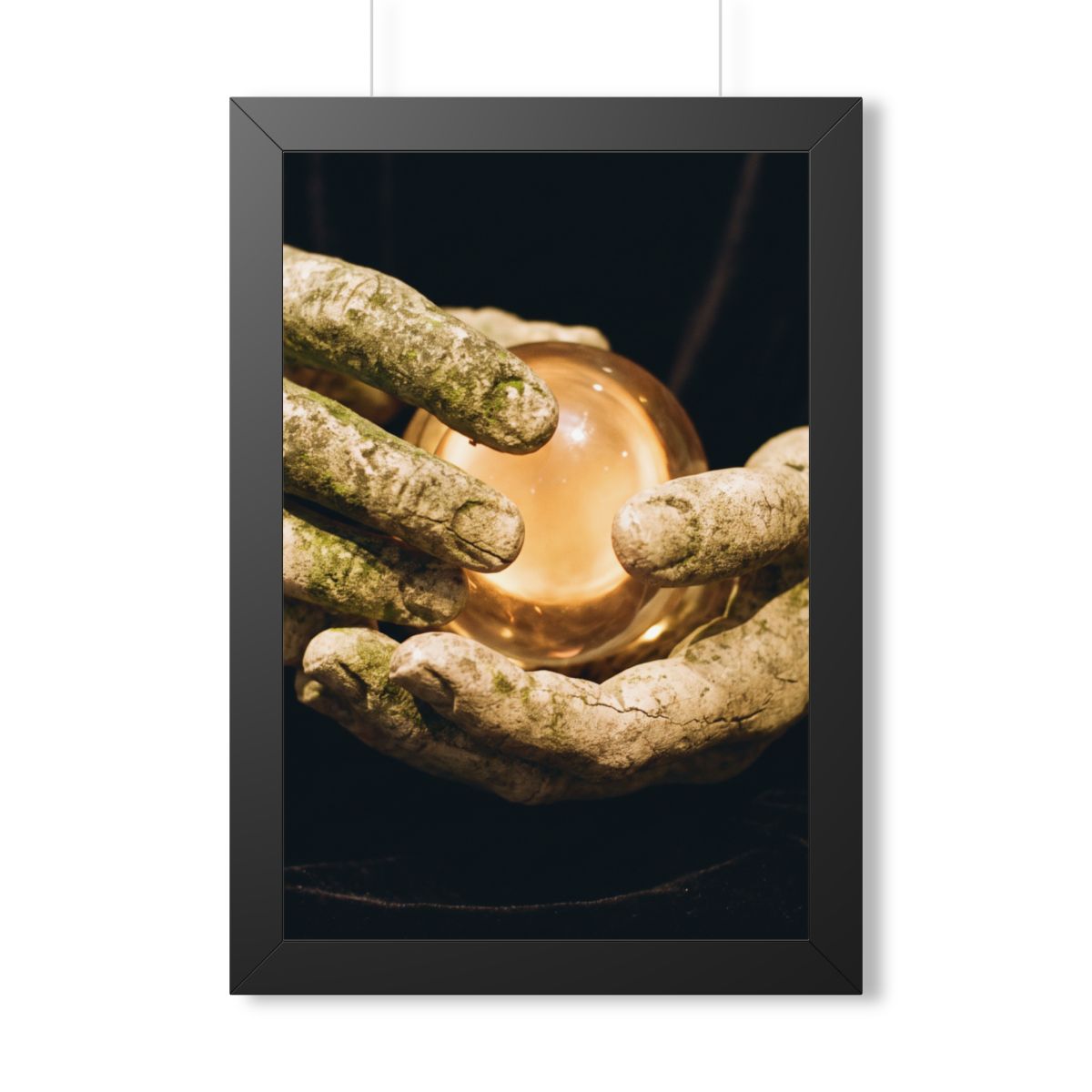 Framed Vertical Poster - Ancient Sight — Black (11×14... |...