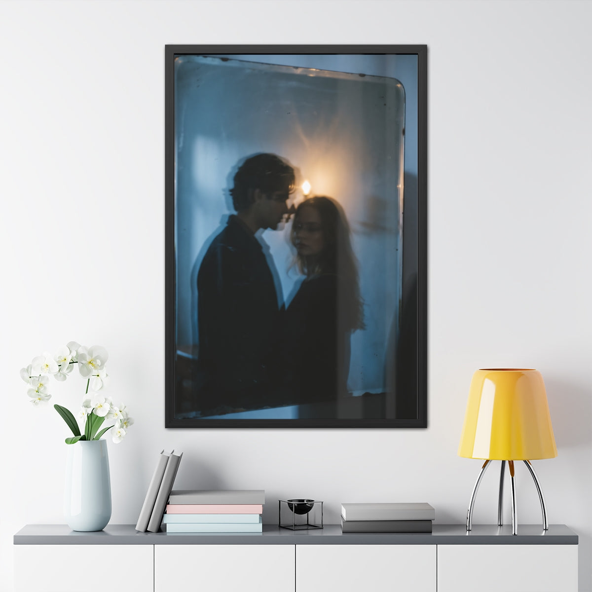 Midnight Reflections Framed Poster - Dark Academia Art... |...