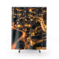 Shower Curtain - Matera Night Lights | Echovira Gallery