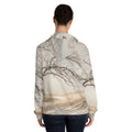 Women's Full-Zip Hoodie - Winter Branch Solitude Landscape |...