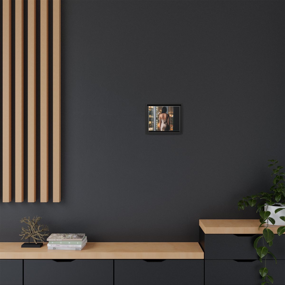 Framed Matte Canvas - Cinematic Nights