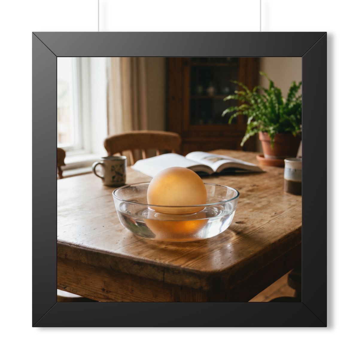 Framed Horizontal Poster - Amber Sanctuary — Black (14×11......