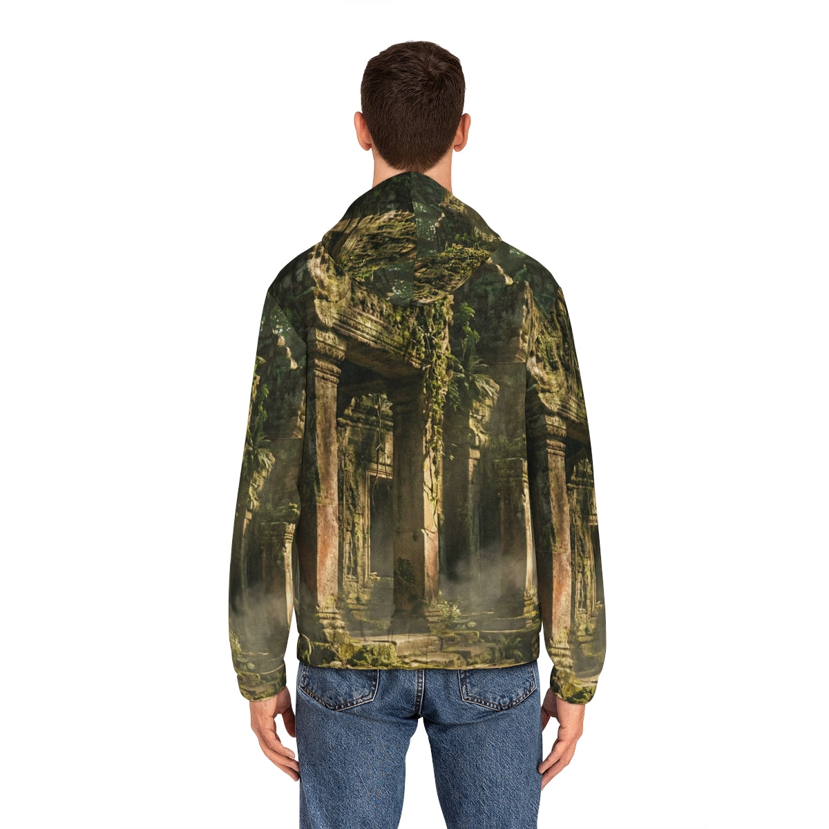 Men's Full-Zip Hoodie - Ancient Haven | Echovira Gallery
