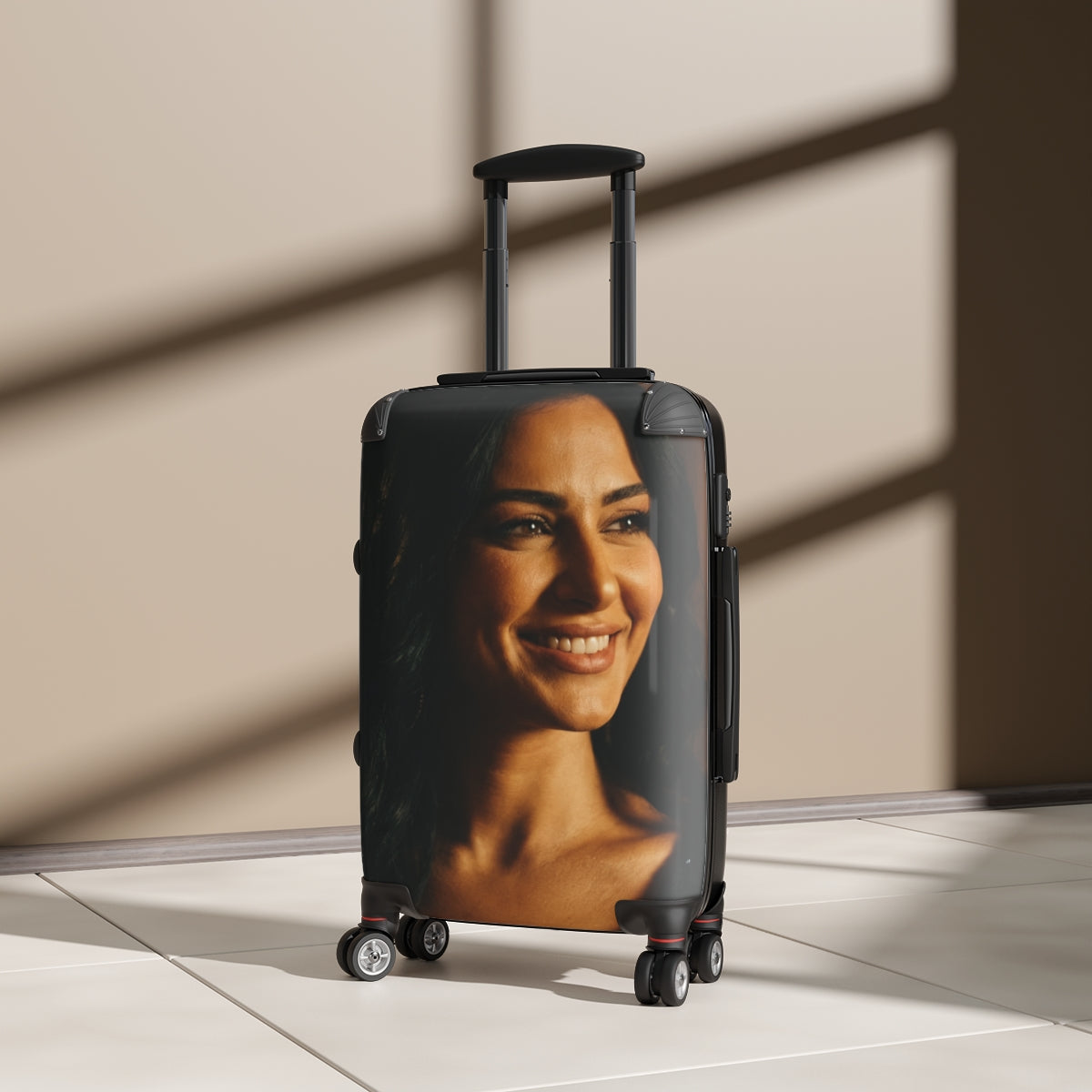 Suitcase - Gilded Nights Luxury Luggage | Echovira Gallery