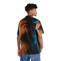 Men's Hawaiian Shirt - Neon Horizon Portrait | Echovira...