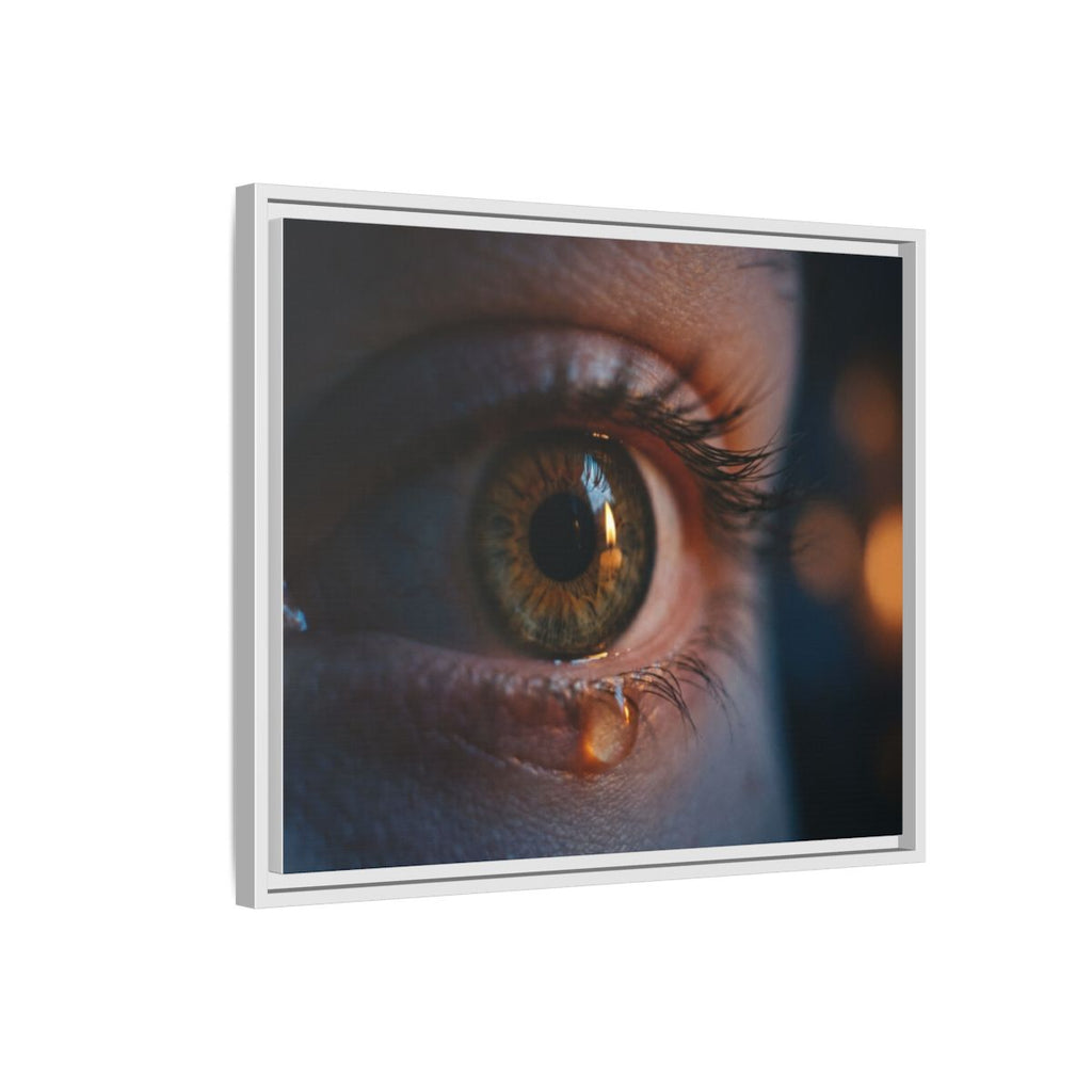 Framed Matte Canvas - Mystic Eye — White / 1.25"