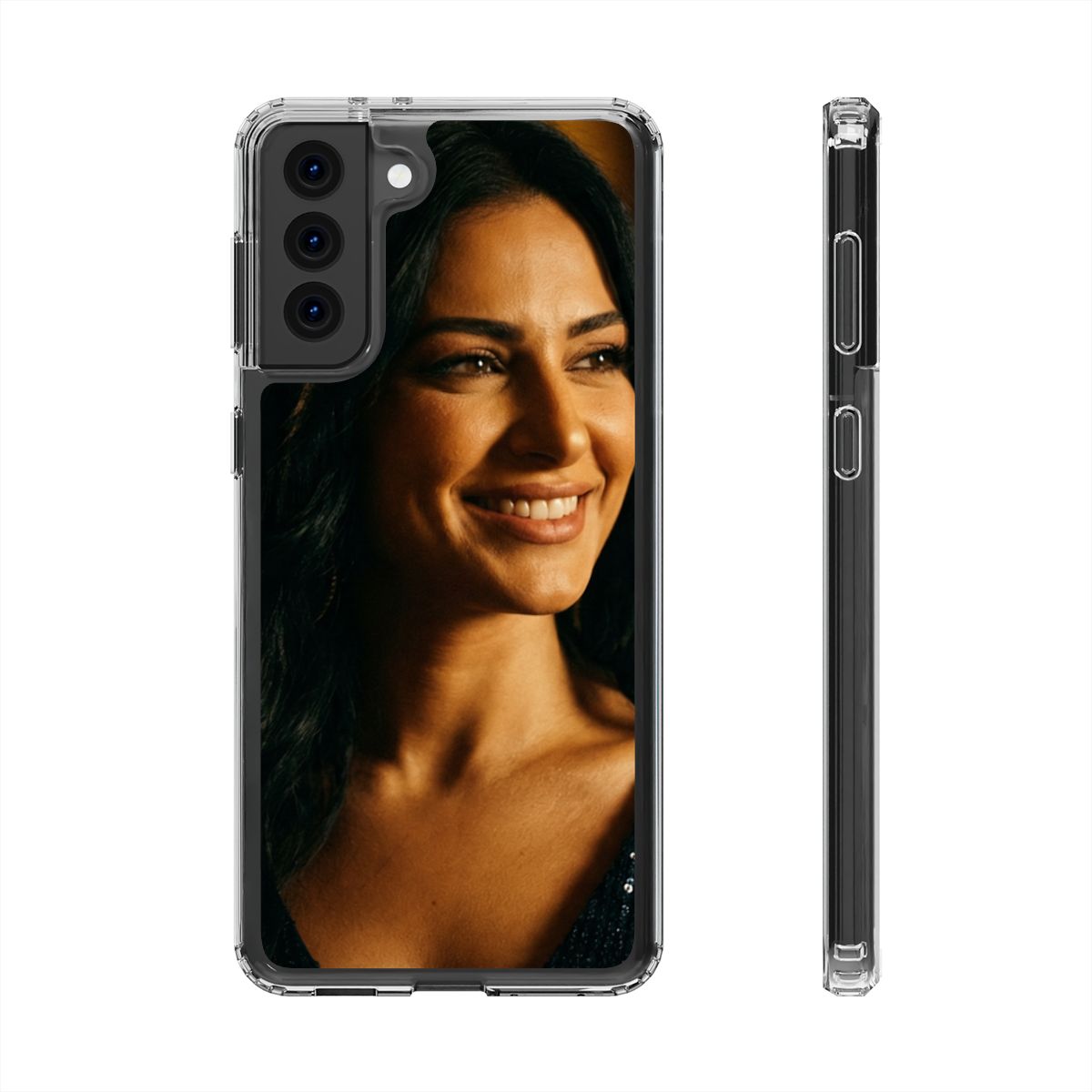 Clear Impact-Resistant Cases - Clear Phone Case - Golden...
