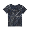 Kids Sports Jersey Abstract Woven Navy Art