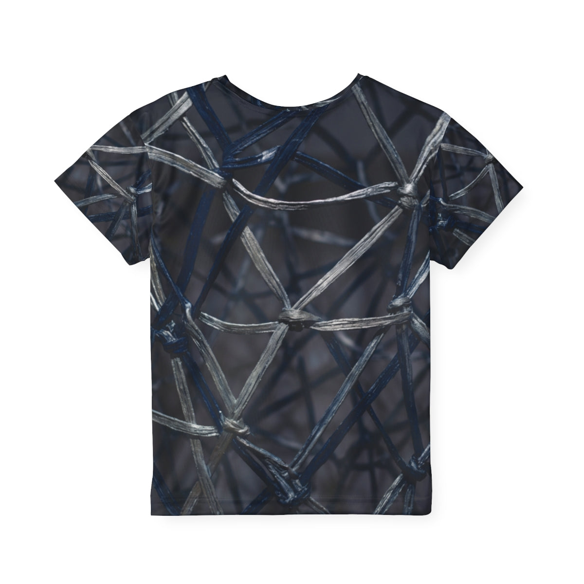 Kids Sports Jersey Abstract Woven Navy Art