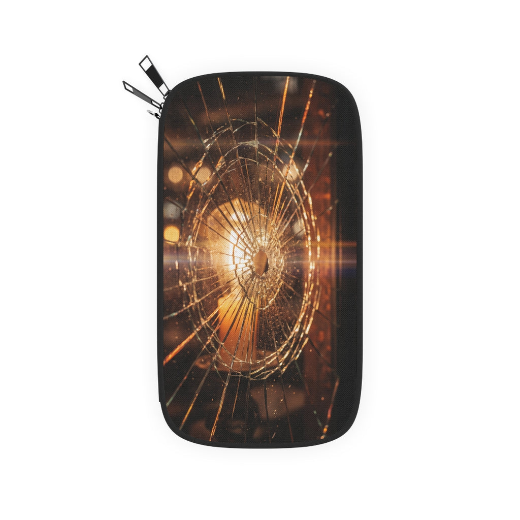 Passport Wallet - Cinematic Shattered Glass | Echovira...