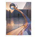 Surreal Architectural Sphere Baby Swaddle Blanket