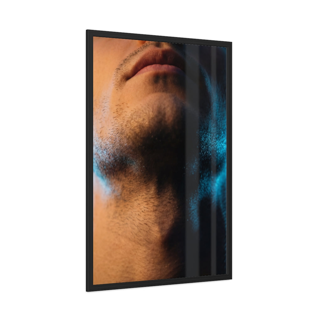 Framed Poster - Cinematic Urban Wall — Portrait