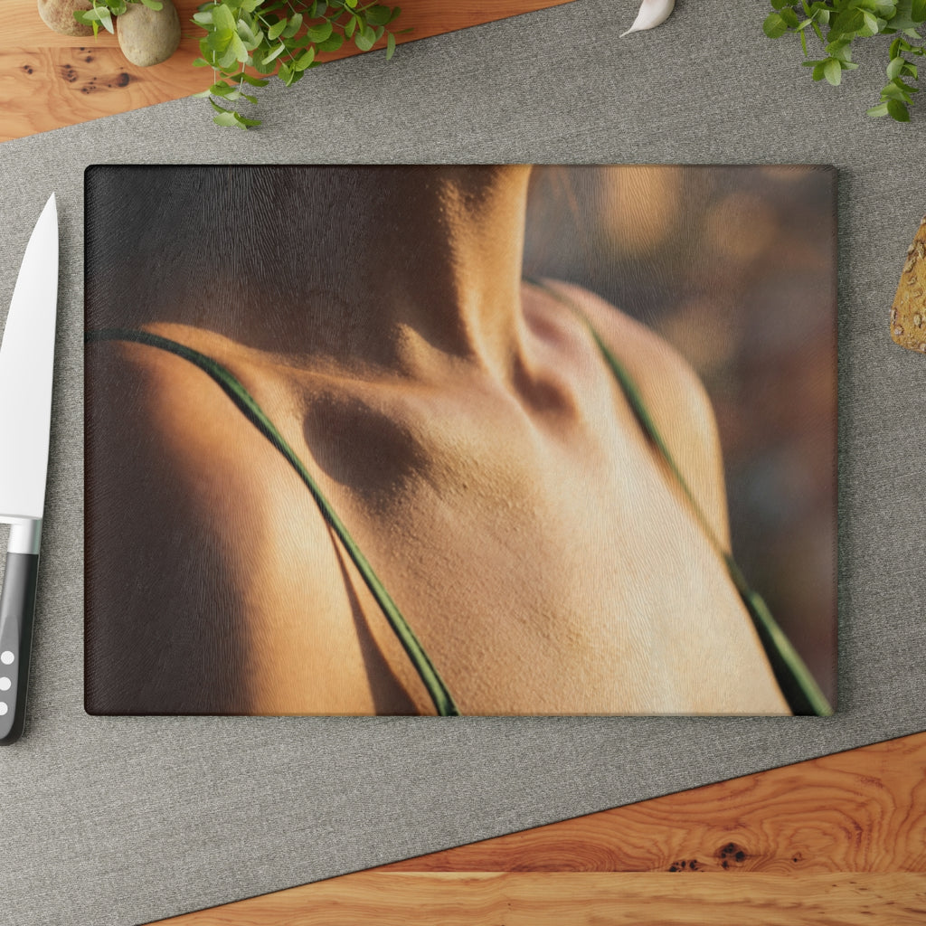 Glass Cutting Board - Cinematic Prep Station