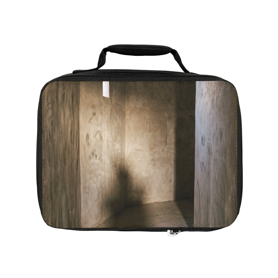 Lunch Bag - Shadows of the Citadel moody architectural print