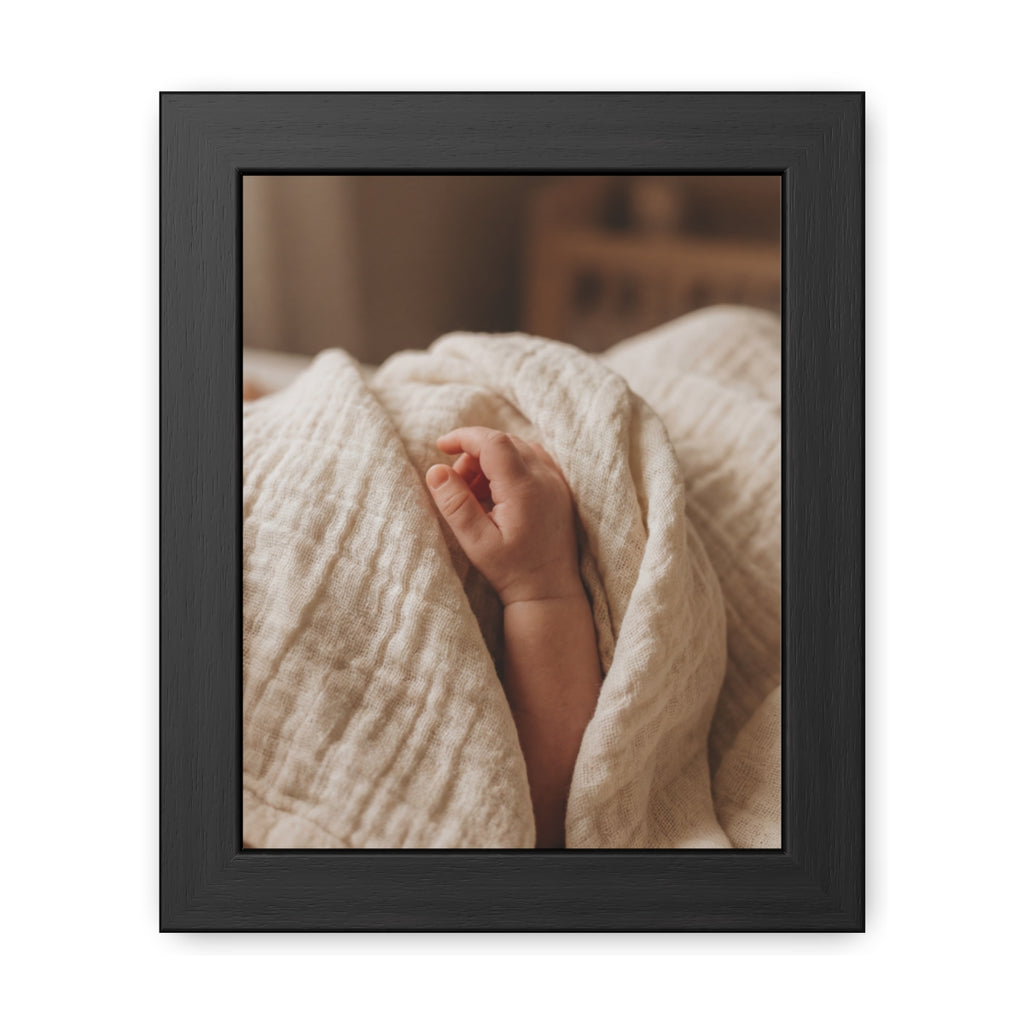 Framed Poster Wall Art - Boho Nursery — Portrait
