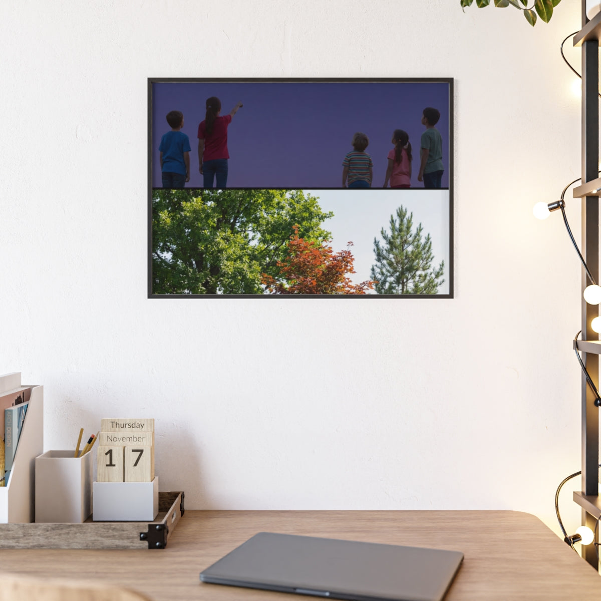 Posters with Wooden Frame - Woodland Explorer