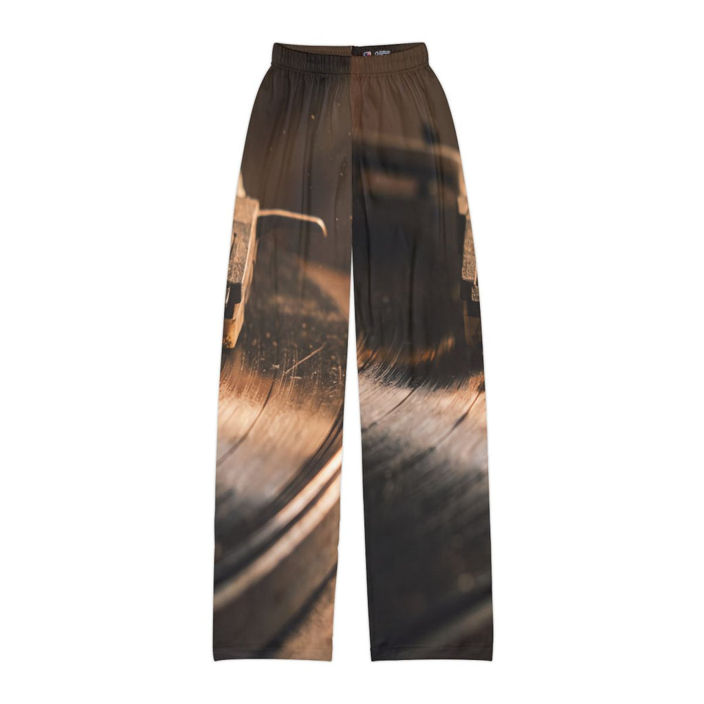 Kids Lounge Pants with Vintage Vinyl Turntable