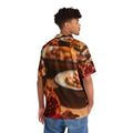 Men's Hawaiian Shirt - Amber Harvest Feast | Echovira...