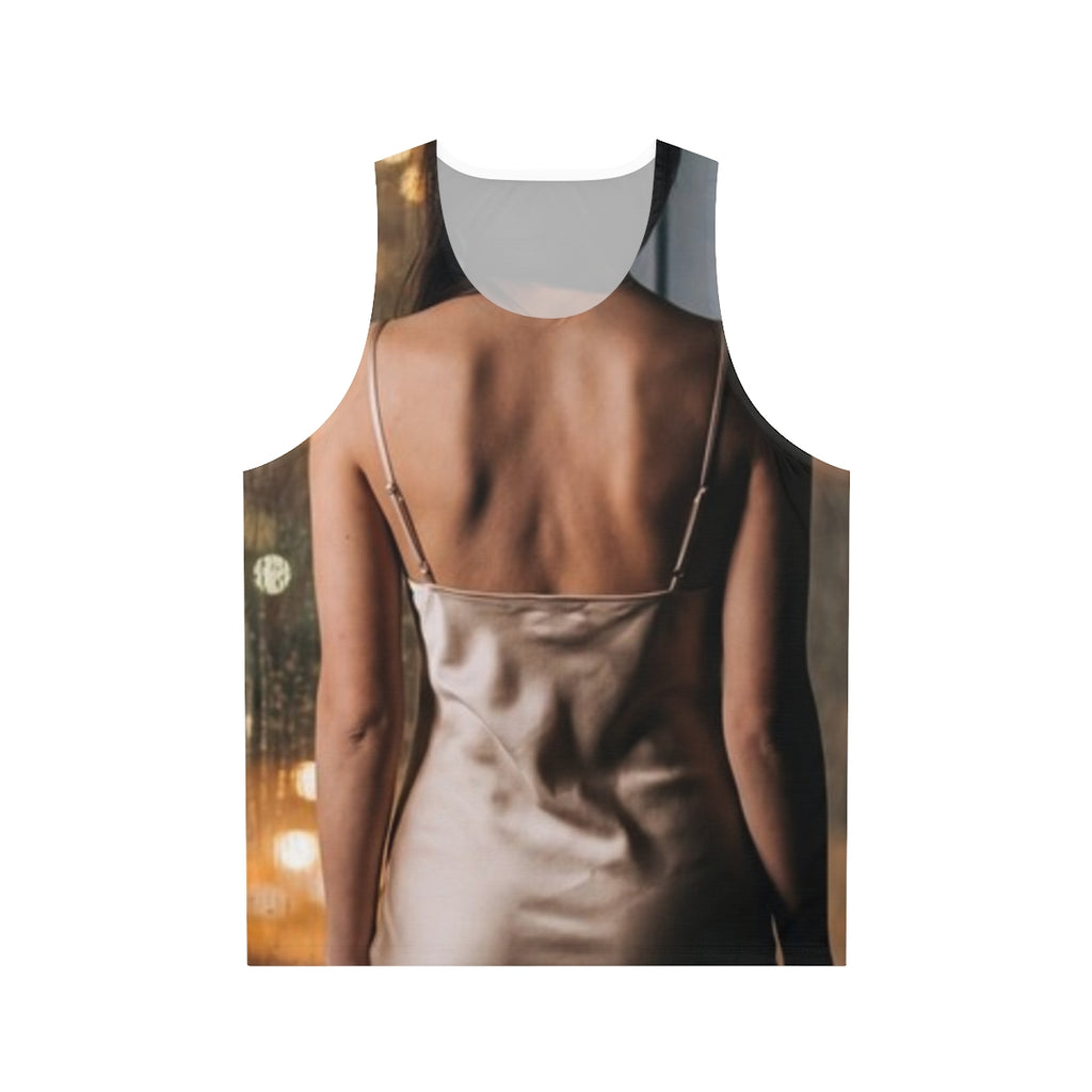Unisex Tank Top - Rainscape Grid | Echovira Gallery