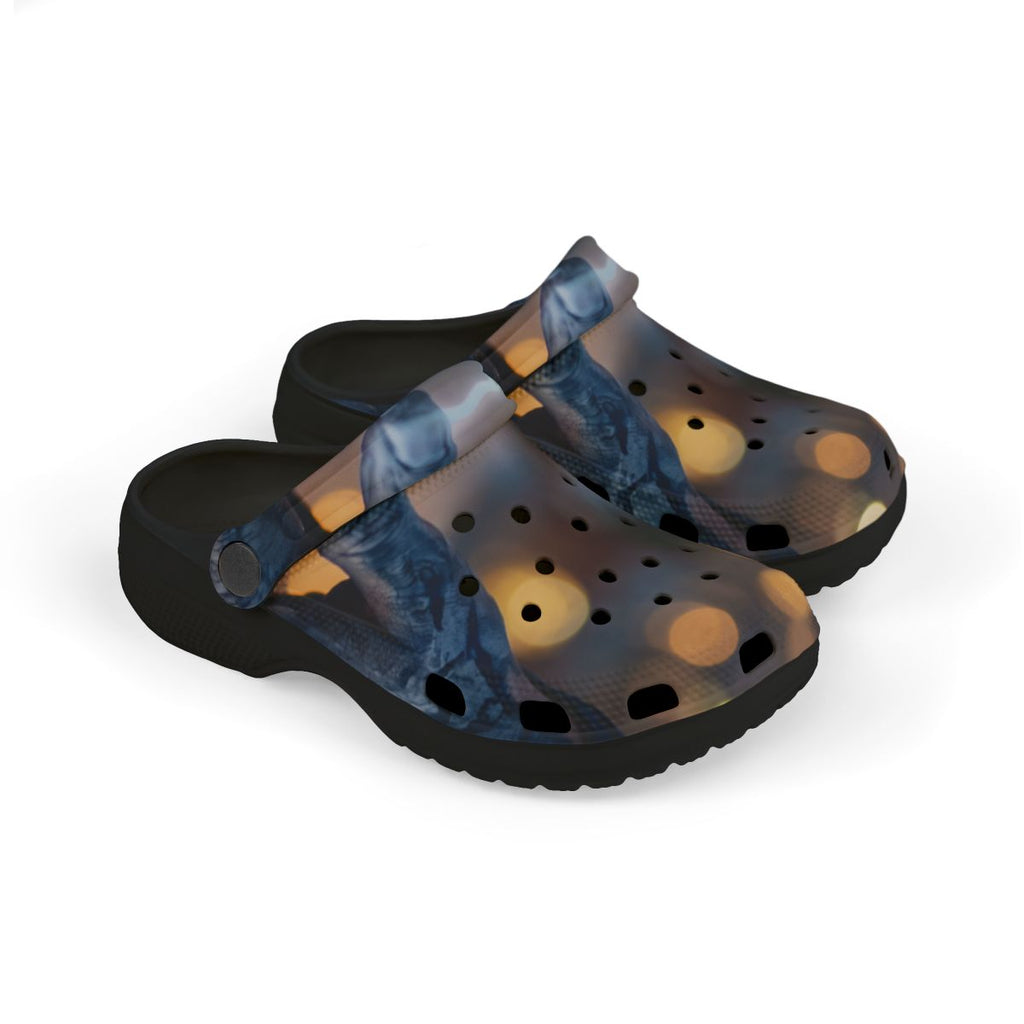 Kids' EVA Foam Clogs with Urban Electric Art