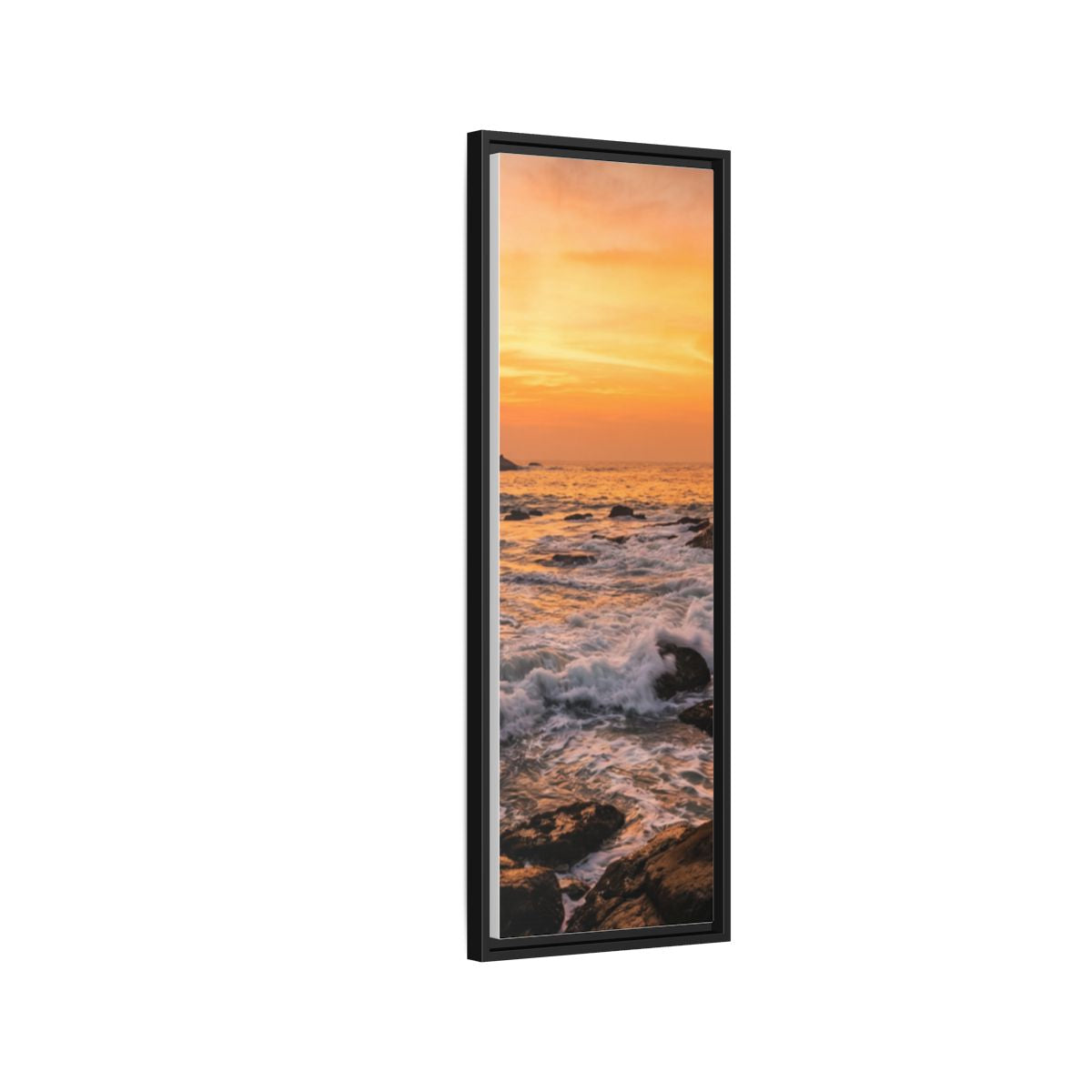 Framed Matte Canvas - Majestic Golden Coast