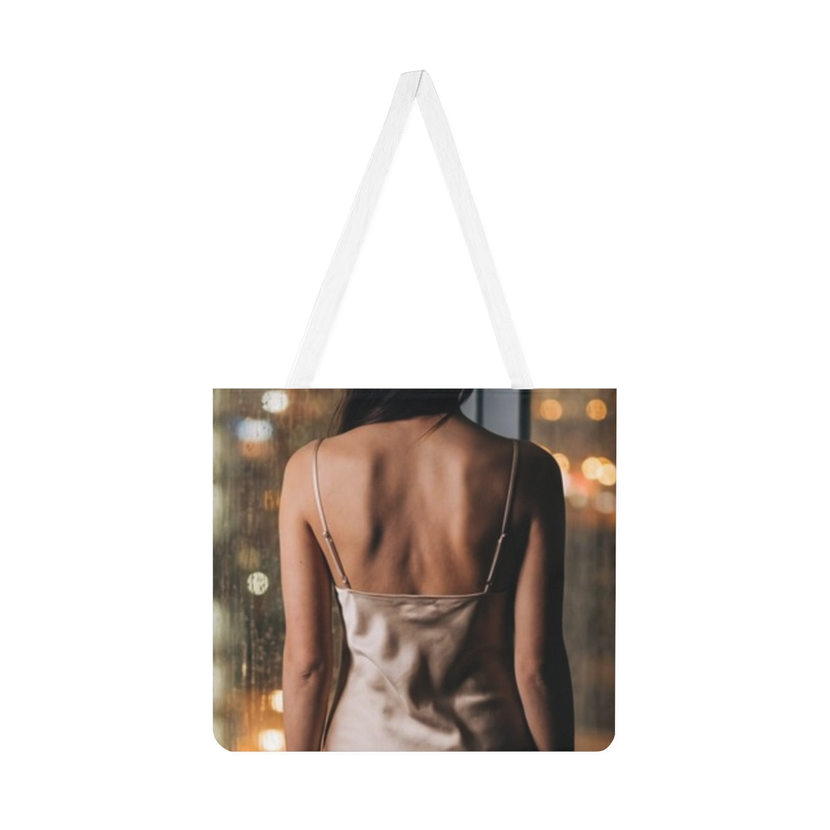 Shoulder Tote Bag - Rainscape Silhouette | Echovira Gallery