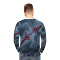 Men's Crimson Tether Abstract Expression Sweatshirt