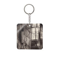 Square Keychain - Spectral Veils | Echovira Gallery