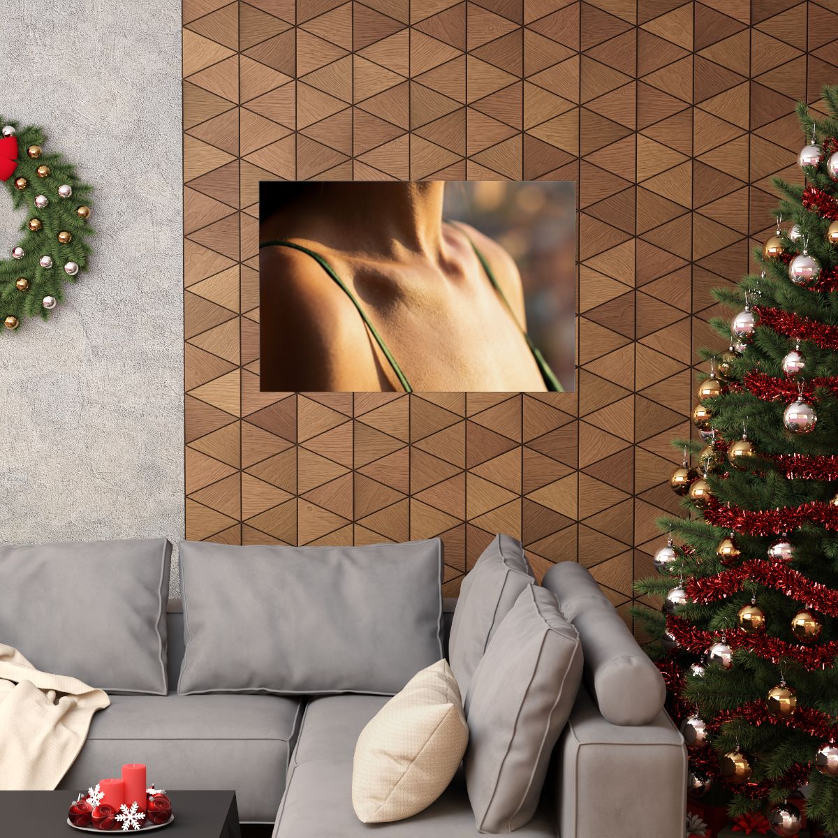 Matte Horizontal Posters - Golden Hour Glow - Minimalist......
