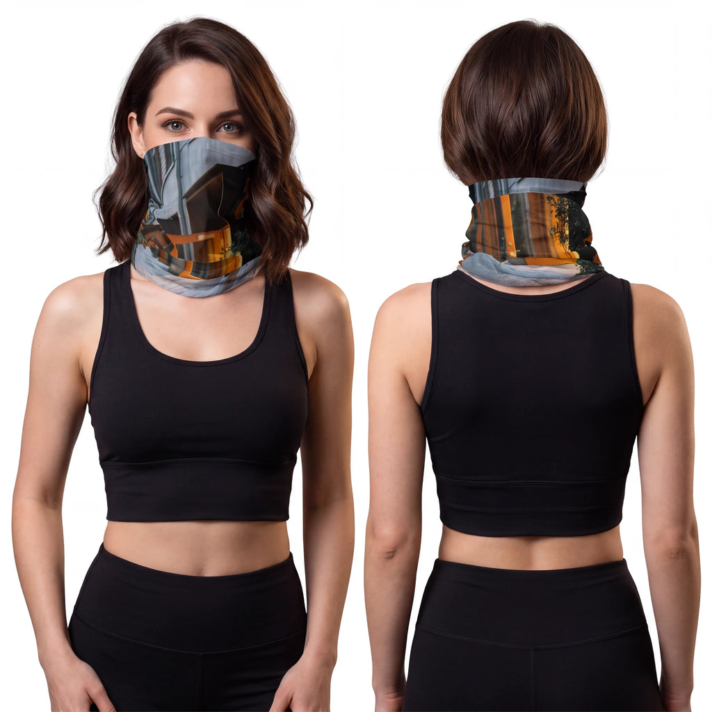 Lightweight Neck Gaiter - Twilight City | Echovira Gallery