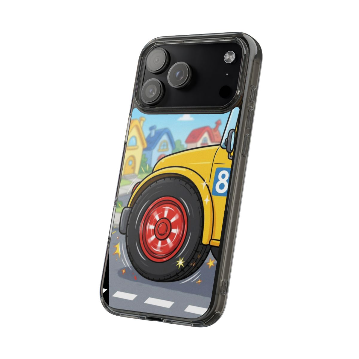 Clear Impact-Resistant Cases - Cartoon Bus | Echovira...