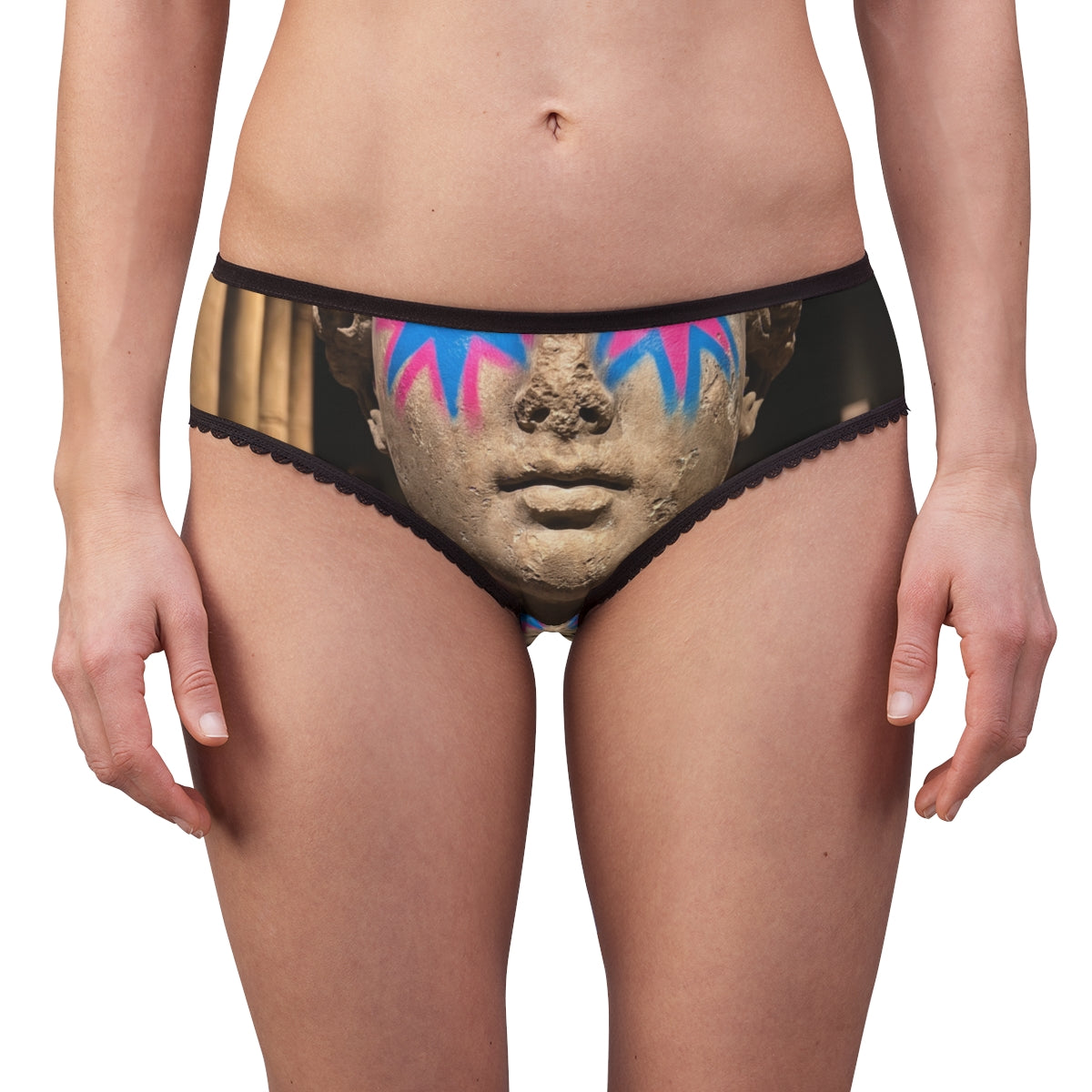Neon Graffiti Bust Women's Briefs