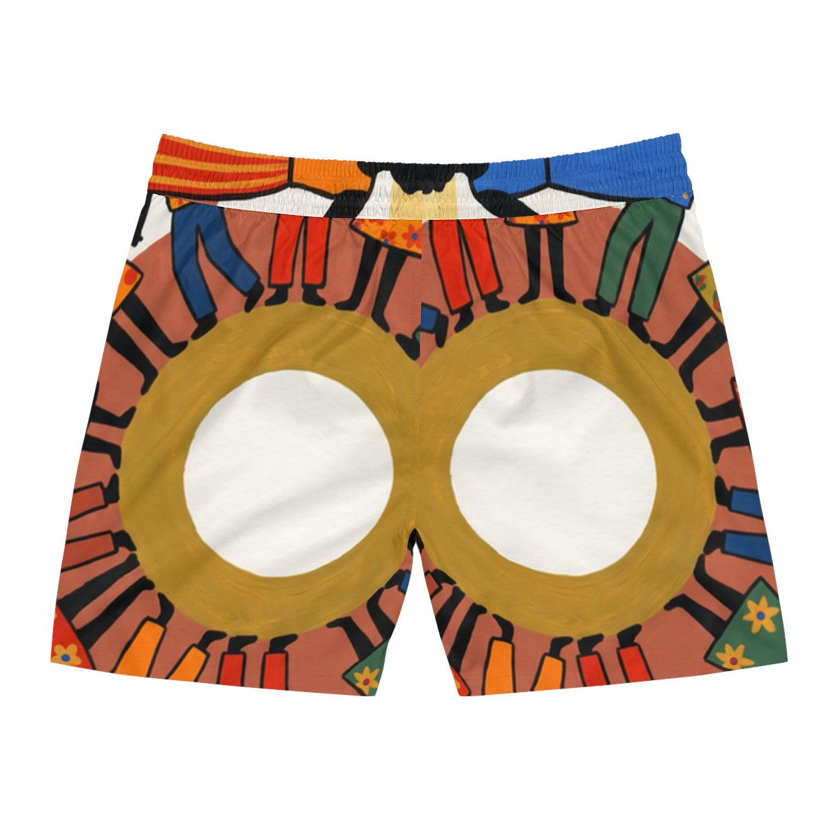 Men's Mid-Length Swim Shorts - Unity Mandala | Echovira...