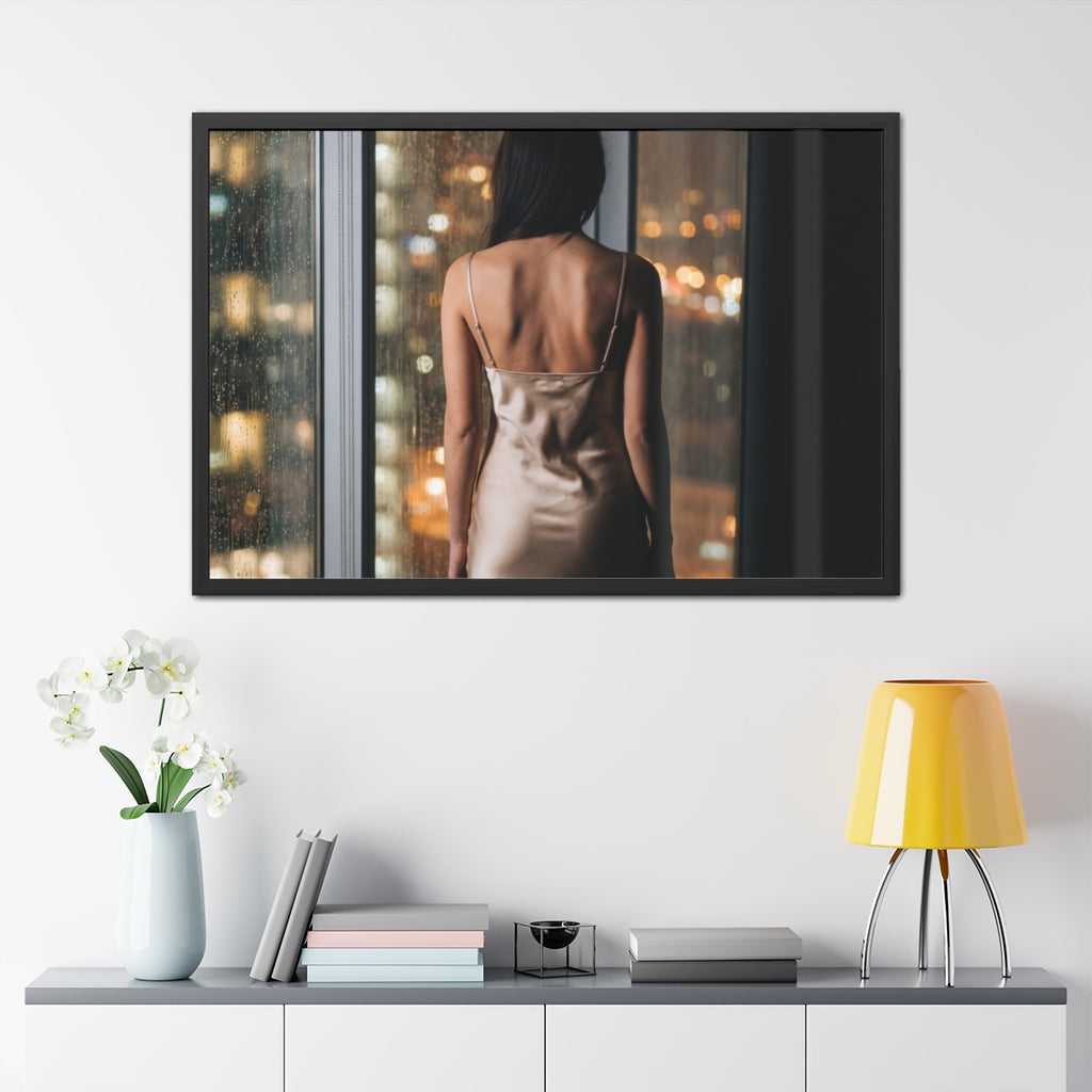 Framed Poster - Rainscape Silhouette — Landscape (10×8... |...